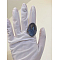 Oval Transparent Resin Finger Rings, Marine Blue, Inner Diameter: 17mm