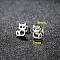 201 Stainless Steel Stud Earrings, Stainless Steel Color, Cat Shape, 8x7mm