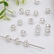 Alloy Beads, Silver, 8x6.5mm, Hole: 1.5mm