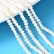 Natural Cultured Freshwater Pearl Beads Strands, Potato, Grade 5A++, Floral White, 3~3.5mm, Hole: 0.7mm, about 104~129pcs/strand, 13.31~15.24''(33.8~38.7cm)