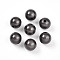 Spray Painted Acrylic Beads, Miracle Beads, Round, Bead in Bead, Gray, 10mm, Hole: 2mm, about 952pcs/500g