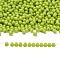 MIYUKI 3.4mm Drop Beads, Japanese Seed Beads, Opaque Colours, (DP416) Opaque Chartreuse, 3.4x3mm, Hole: 0.65mm, about 180pcs/10g