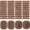 1 Set PP Plastic Letter A~Z & Number & Sign Cookie Impress Embosser Cutter, Numbers Alphabet Stamps for Clay Craft, Coffee, 33x68x7mm, Stamp: 0.8~4x1~4mm