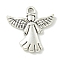 Tibetan Style Alloy Pendants, Lead Free & Cadmium Free, Angle, Antique Silver, 20.5x20.5x2mm, Hole: 2mm