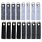 Wool Keychain, with Alloy Key Ring, Rectangle, Mixed Color, 5x1-1/8x1/4 inch(12.6x3x0.6cm)