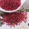 MIYUKI Delica Beads, Cylinder, Japanese Seed Beads, 11/0, (DB0062) Light Cranberry Lined Topaz Luster, 1.3x1.6mm, Hole: 0.8mm, about 20000pcs/bag, 100g/bag