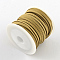 Faux Suede Cord, Faux Suede Lace, BurlyWood, 3x1.5mm, about 5.46 yards(5m)/roll, 25rolls/bag