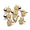 Alloy Pendants, Ocean Theme, Lead Free & Nickel Free & Cadmium Free, Conch, Real 14K Gold Plated, 15x14x5mm, Hole: 1.8mm