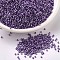 MIYUKI Delica Beads, Cylinder, Japanese Seed Beads, 11/0, Galvanized Dyed, (DB0430) Galvanized Dark Lilac, 1.3x1.6mm, Hole: 0.8mm, about 100000pcs/500g