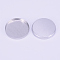 Empty Round Aluminum Palette Pans, Eyeshadow Blush Lipstick Organizer, for Cosmetic Palettes, Silver, 26x3.5mm, 3pcs/set