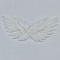 Mini Doll Angel Feather Wing, with Polyester Rope, for DIY Makings Doll Photography Props Decorations Accessories, White, 110x320mm