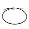 Adjustable PU Leather Cord Slider Bracelets, with 304 Stainless Steel Slider Beads and Cord End, Coconut Brown, 10-3/8 inch(26.5cm), 2mm