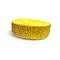 Polyester Ribbon, Yellow, 1 inch(25mm), about 10.94 Yards(10m)/Roll