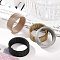 201 Stainless Steel Finger Rings, Wide Band Ring for Unisex, Mixed Color, 10mm, US Size 12 3/4(22mm)