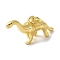 Brass Pendants, Dinosaur Charms, with Jump Ring, Lead Free & Cadmium Free, Long-lasting Plated, Real 18K Gold Plated, 13x25x5.5mm, Hole: 3.5mm