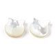 Perles de coquillage blanc naturel SSHEL-N034-124B-2
