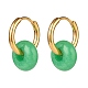 Rondelle set di gioielli con perle di giada naturale della Malesia SJEW-JS01237-3