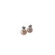 Natural Pearl Ear Studs for Women EJEW-P231-01P-2