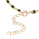 Messing handgefertigte Perlenkette Armbänder & Halsketten Schmuck-Sets SJEW-JS01139-10