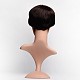 Men's Awesome Human Hair Hand-Woven Short Straight Wigs OHAR-I004-42-4