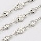 304 Stainless Steel Flower Chains CHS-K001-47-1