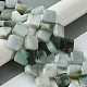 Brins de perles de jadéite du myanmar naturel G-A092-D01-02-2