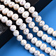Fili di perle di perle d'acqua dolce coltivate naturali PEAR-N013-07H-2