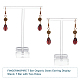 Fingerinspire T Bar Organic Glass Earring Display Stand EDIS-FG0001-34-5
