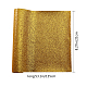 GORGECRAFT 53 x 8.3 Inch Glitter Leather Sheets Shiny Faux Leather Chunky Glitter Fabric Sheets Canvas for Hair Bows Jewelry Making DIY Sewing Crafts AJEW-GF0001-53C-3