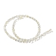 Brins de perles de verre en pierre de pastèque jaune G-M420-H16-03-3