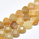 Topazio naturale perle di giada fili G-S357-E02-12-1