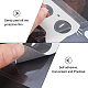 Gorgecraft 6 foglio 3 adesivi per auto in plastica impermeabile stile DIY-GF0005-53-4