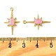 Brass Micro Pave Cubic Zirconia Pendants KK-M277-08G-03-3