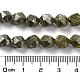 Natürliche Pyrit Perlen Stränge G-G030-A03-02-5