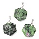 Faceted Natural Ruby in Zoisite Pendants G-F340-03K-1