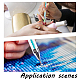 Superfindings 2pc 2 penne per raccoglitori di strass in plastica per nail art MRMJ-FH0001-38-6