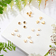 Long-Lasting Plated Brass Textured Beads KK-BC0005-58G-NF-7