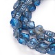 Electroplate Glass Beads Strands EGLA-L011-FR03-1