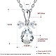 925 Sterling Silver Pendant Necklaces NJEW-BB30765-7