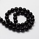 Natural Obsidian Round Beads Strands G-E329-4mm-37-2