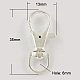 Alloy Swivel Lobster Claw Clasps E168-S-1