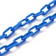 Personalisierte undurchsichtige Acryl-Kabelketten-Halsketten NJEW-JN03432-01-3