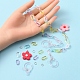 Набор для изготовления ожерелья с подвеской в виде цветка конфеты «сделай сам» DIY-YW0005-24-7