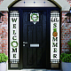 Polyester-Hängeschild für die Veranda-Dekoration der Haustür im Home Office HJEW-WH0023-004-5