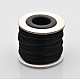 Cordons fil de nylon tressé rond de fabrication de noeuds chinois de macrame rattail X-NWIR-O001-A-05