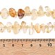 Природный цитрин бисер нитей&nbsp;G-F821-A01-01-4