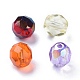 Electrochapa y perlas de vidrio checas transparentes GLAA-O018-24-3