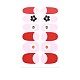 Pegatinas de calcomanías de uñas de cubierta completa de la serie de flores MRMJ-T109-WSZ468-1