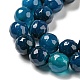 Chapelets de perles d'agate naturelle G-C082-A01-05-4