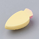 樹脂カボション  大根  模造食品  淡黄色  22x11.5x9mm CRES-N016-30E-2